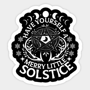 Merry Yule Christmas Sticker